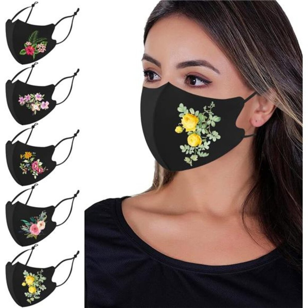 Washable Face Masks, Reusable, Ice Silk Cotton Cloth Masks